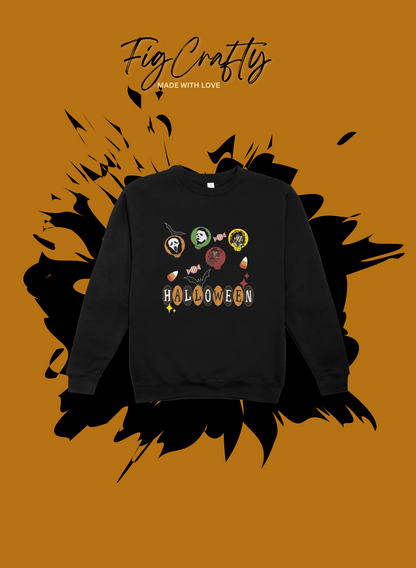 Sweatshirt Halloween Candy Bad Friends