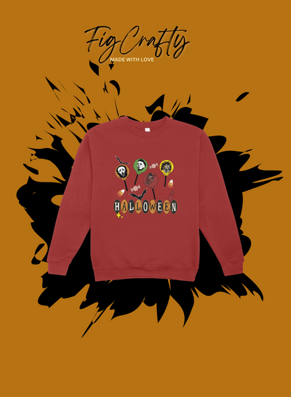 Sweatshirt Halloween Candy Bad Friends